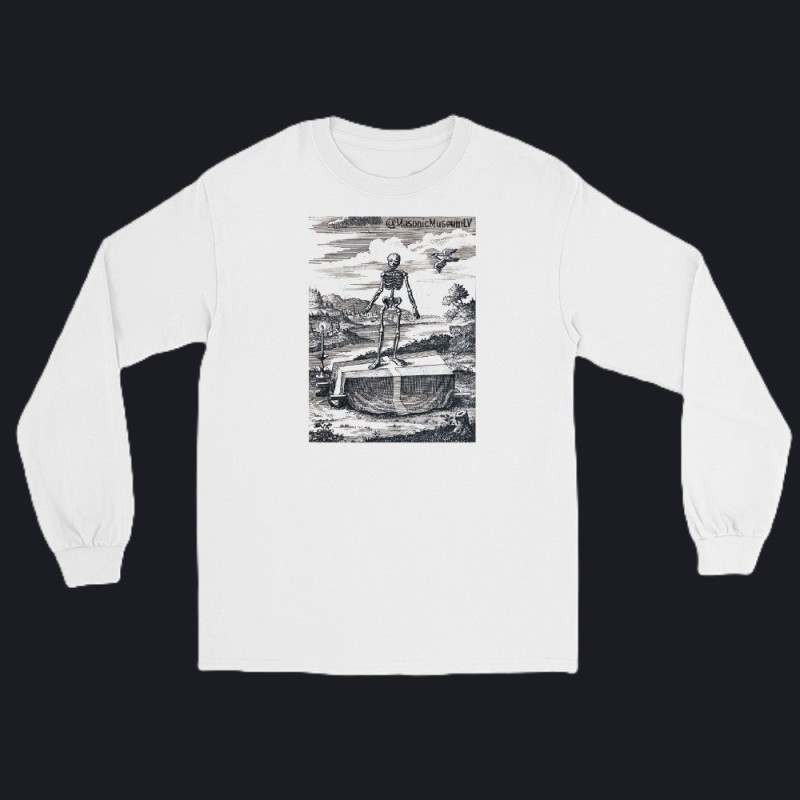 Skeleton Men’s Long Sleeve Shirt Skeleton Men’s Long Sleeve Shirt