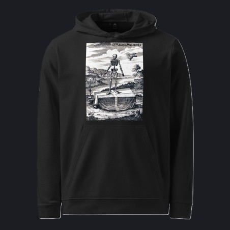 Skeleton adidas fleece hoodie