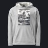 Skeleton adidas fleece hoodie