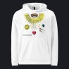 Sun&Heart adidas fleece hoodie