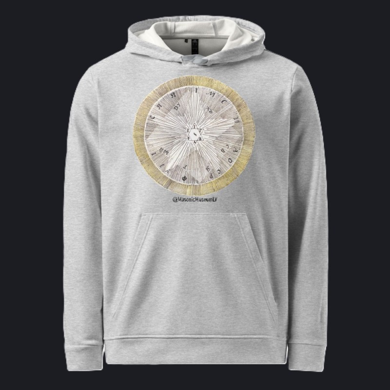 Circle adidas fleece hoodie