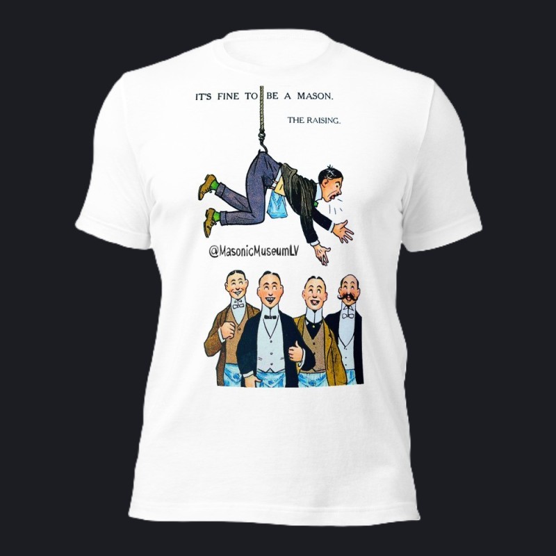 Raising cartoon t-shirt