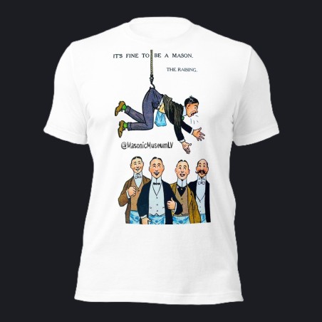Raising cartoon t-shirt