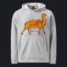Camel adidas fleece hoodie