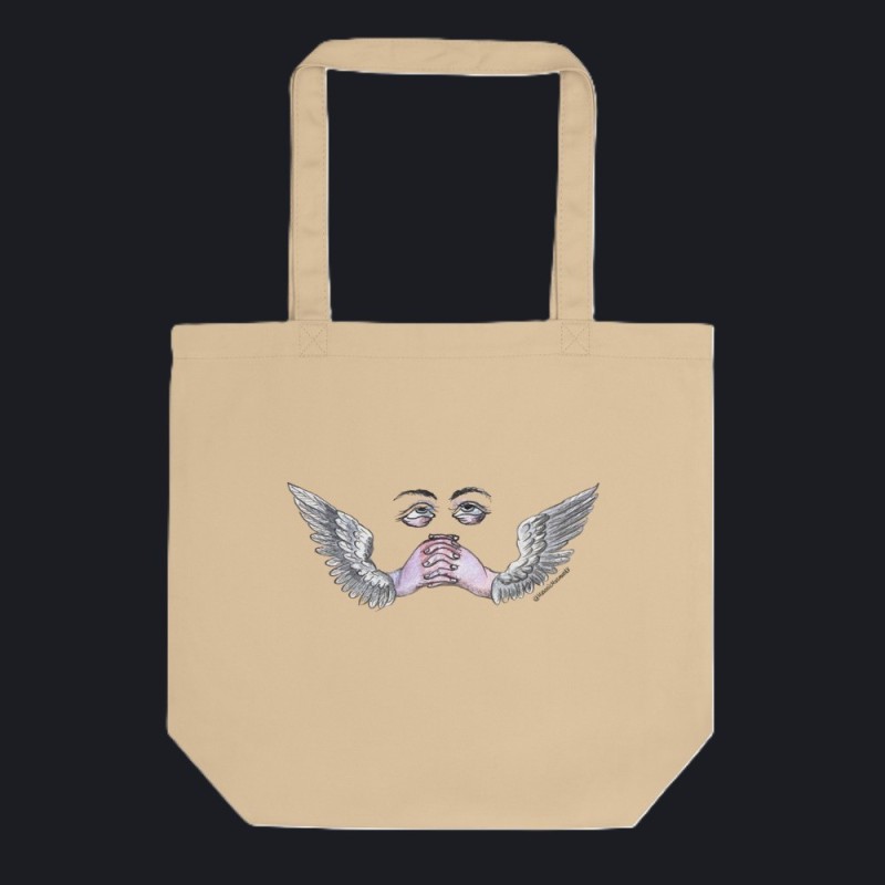 Angel tote bag