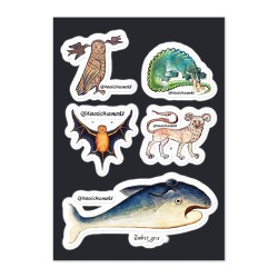 Beasts 1 Sticker sheet