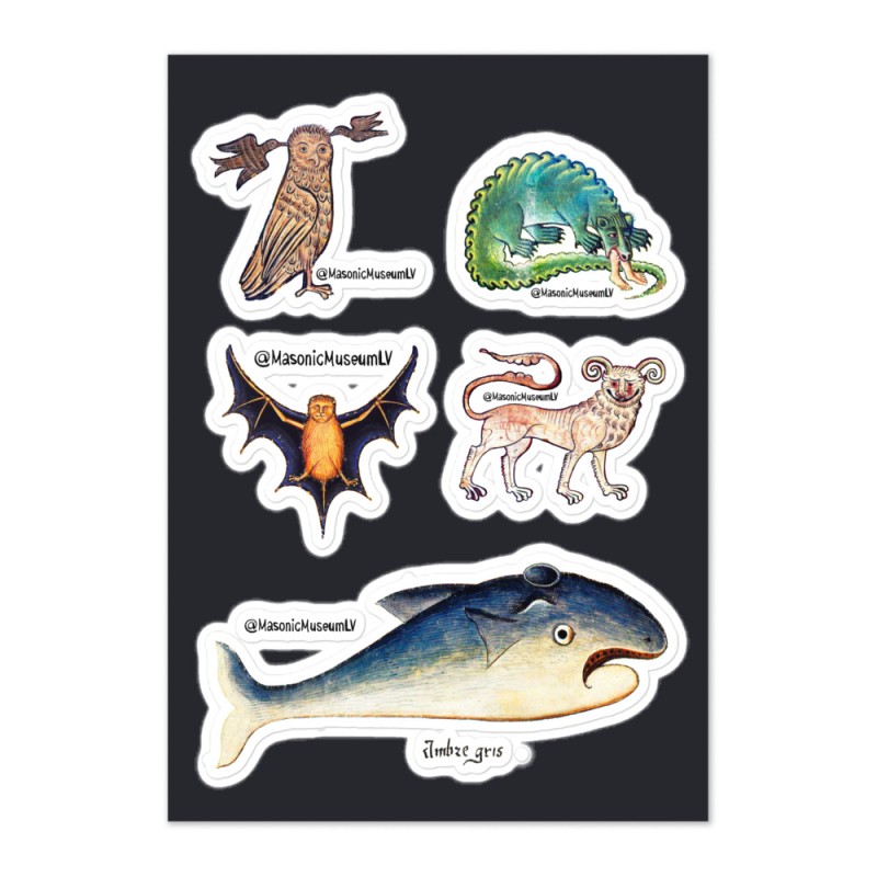 Beasts 1 Sticker sheet