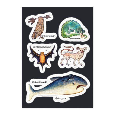 Beasts 1 Sticker sheet