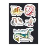 Beasts 2 Sticker sheet