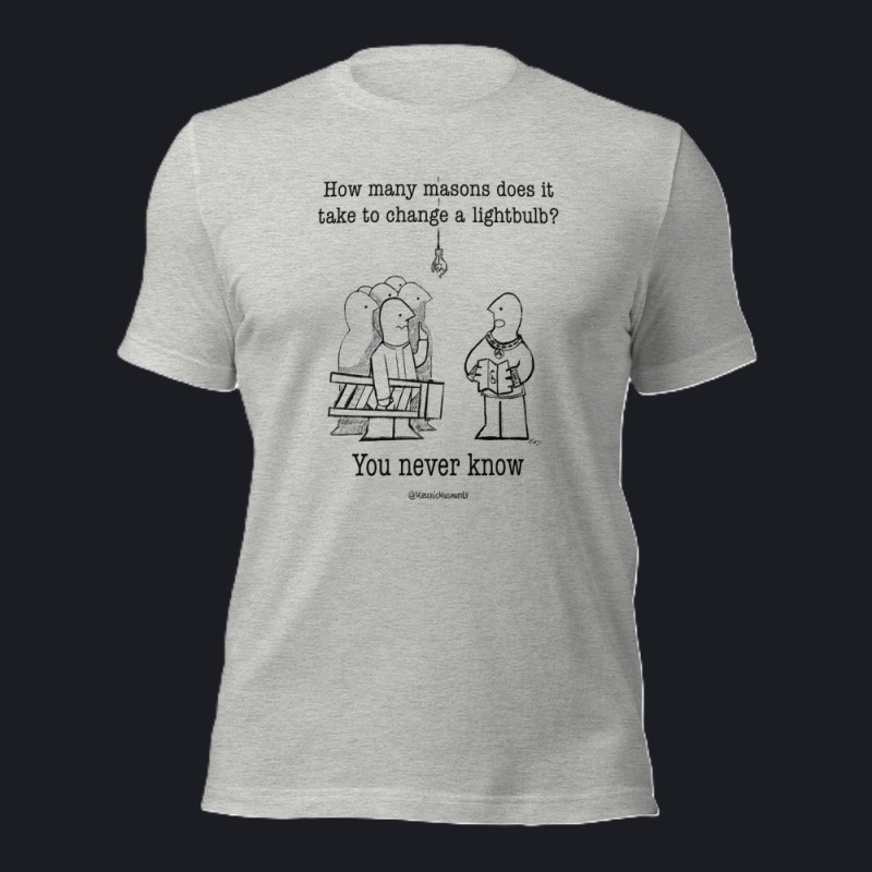 How many masons Unisex t-shirt