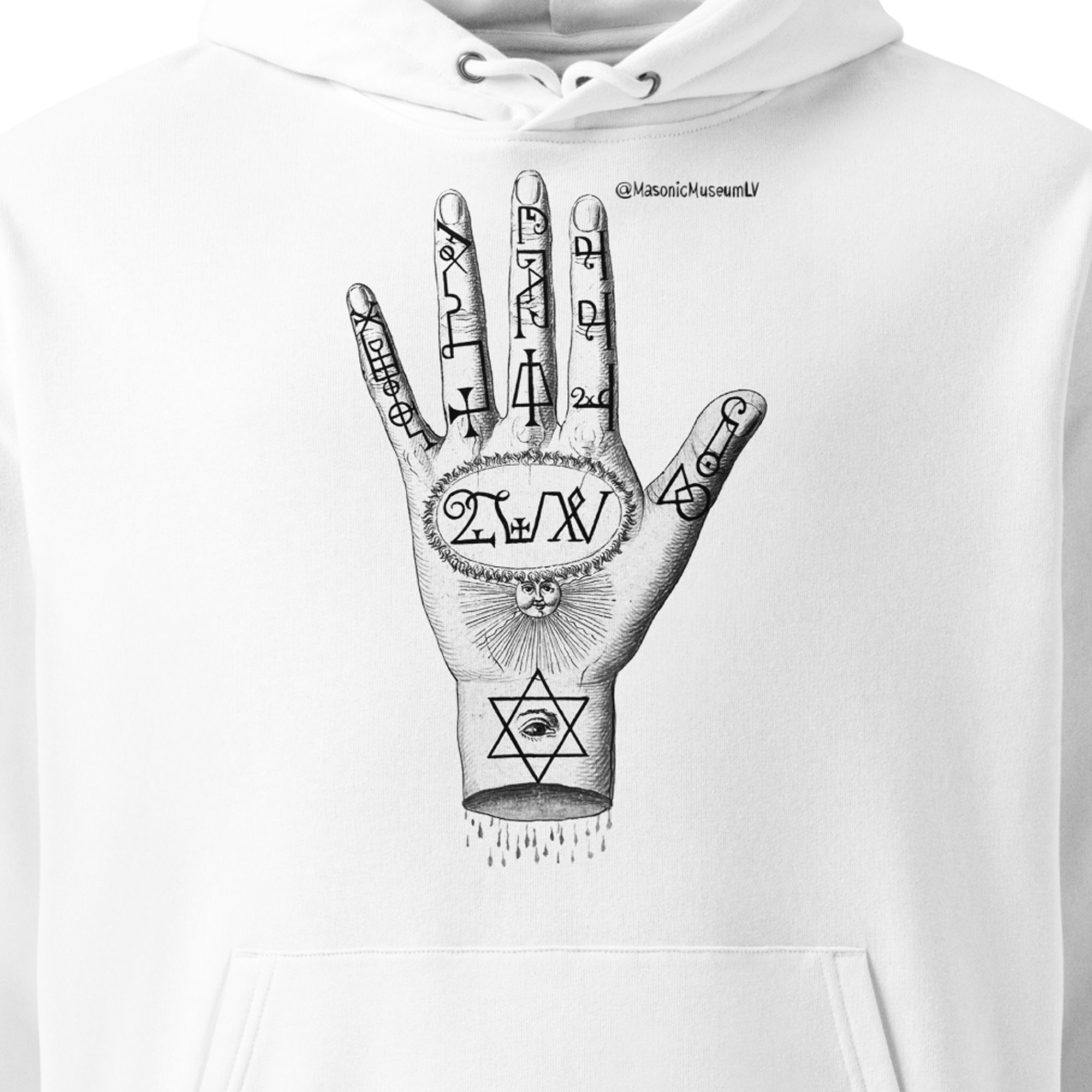 Kabbalah Hand hoodie